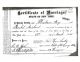 Michael Rachel and Levy Abraham marriage certificate